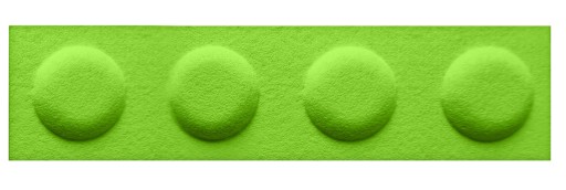 3D PLSTENÉ PANELY, 60X15 CM ČALÚNENÉ BLOKY