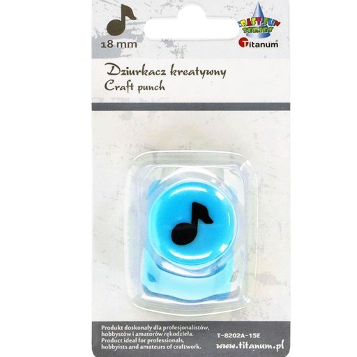 Kreatívna dierovačka 18 mm Titanum Note - 15E