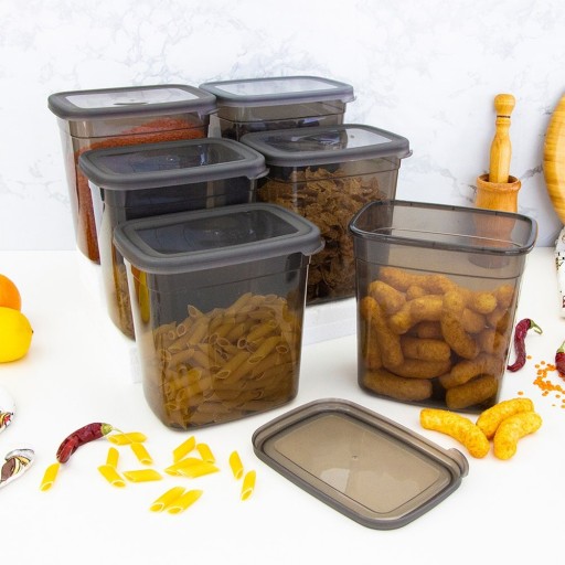 Kuchynská nádoba na sypké produkty, potraviny, kávu, cukor, soľ, cestoviny, 1,85L