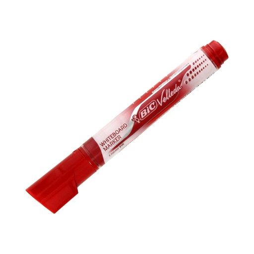 Bic červený okrúhly popisovač na tabuľu