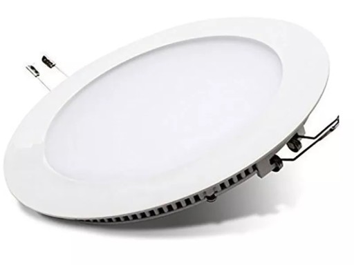 Plochý SLIM držiak LED lampy 6W ECO lampa pre závesný strop, studená farba