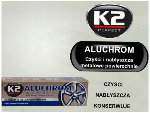 K2 LEŠTIACA PASTA NA CHROM A HLINÍK ALUCHROM