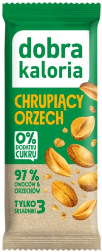 Chrumkavý orieškový ovocný snack Good Calorie 35g ZDRAVÝ bez CUKRU