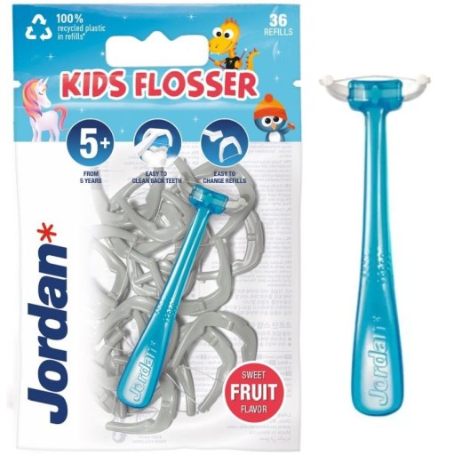 Flosser Dentálna niť pre deti Jordan Hand
