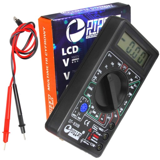 METER PRÚDU UNIVERZÁLNY DIGITÁLNY IHLOVÝ MULTIMETER