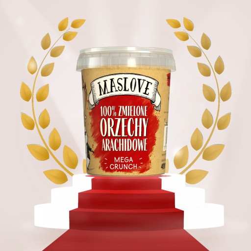 ARAŠIDOVÉ MASLO CRUNCHY 100% MASLOVE ARAŠIDOVÉ MASLO