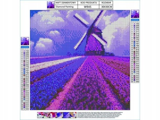 DIAMANTOVÁ MAĽBA Diamantová výšivka Mosaic 30X30