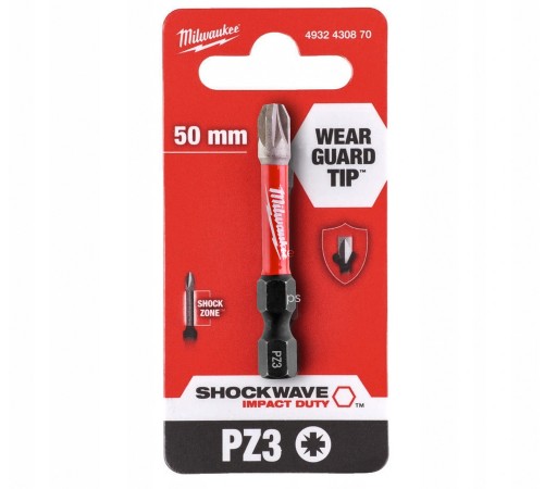 MILWAUKEE SHOCKWAVE BIT PZ3 50mm 1ks.