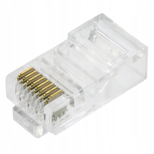 Zástrčky NEKU 8P8C, RJ45 UTP kat. 6, drôt, 10 ks