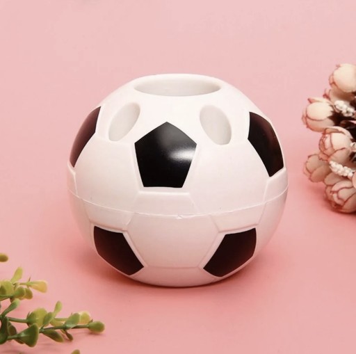 Guľôčkové náradie na stôl Organizér Pastelky Ceruzky Perá futbalistov