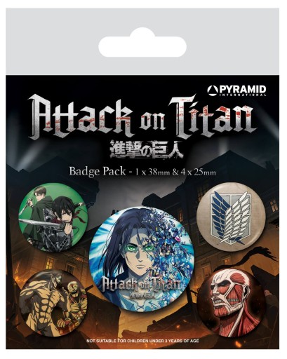 Odznaky na batoh Attack On Titan S4