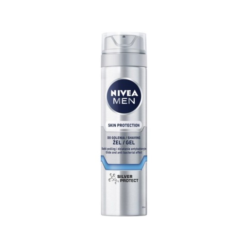 Nivea Men Skin Protection gél na holenie Silver Pr
