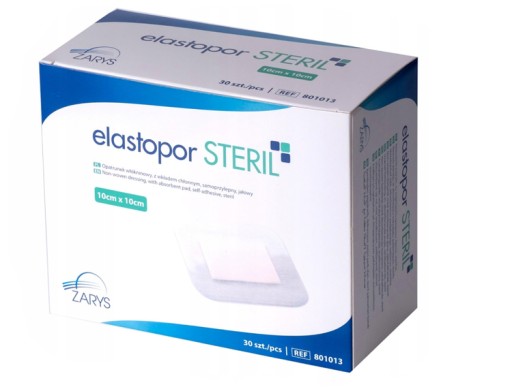 Elastopor Steril 10x10 cm sterilné lepidlo 30 ks