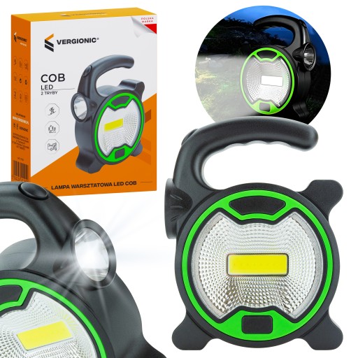 DIELENSKÁ LAMPA COB LED SVATKA 3W+1W GARÁŽ HĽADANIE 3xAA BATÉRIE