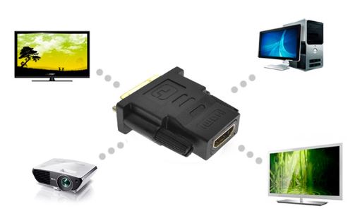 HDMI (F) - DVI (M) ADAPTÉR 4K FULL HD ADAPTÉR