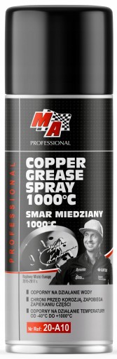 MA PROFESSIONAL - MEDENÝ TUK V SPREJ 1000°C - MEDNÝ TUK - 400 ML