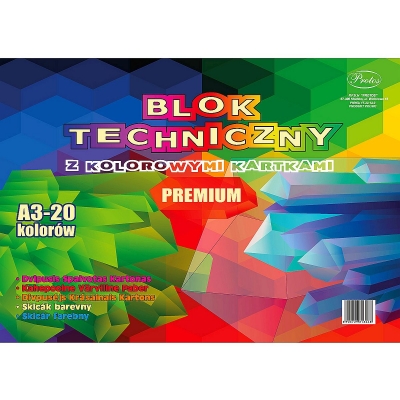 TECHNICKÝ BLOK A3 FARBA 20 LIST PROTOS MIX
