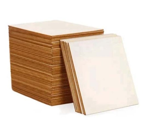 Štvorcová drevená podložka pod hrnček 10 cm decoupage dekor darček 10 ks