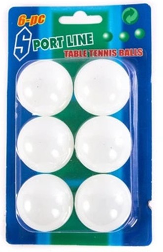 LOPTY NA STOLNÝ TENIS PING PONG 6 KS. 40 mm