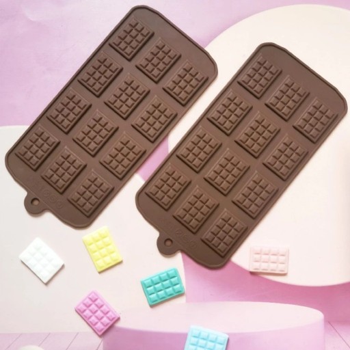 VIANOČNÁ SILIKÓNOVÁ FORMA NA ČOKOLÁDU, MINI ČOKOLÁDOVÁ TORTA, VOSKOVÉ SVIEČKY