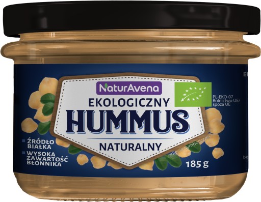 PRÍRODNÝ BIO HUMMUS 185 g - NATURAVENA