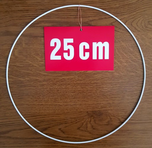 MACRAME obruč, BIELY KOVOVÝ RÁM ZÁKLADNA DREAMCATCHER NA ŠATY 25CM