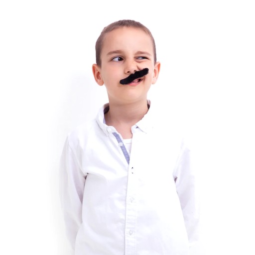 Umelé čierne fúzy, sada 6 kusov. karnevalový maškarný kostým