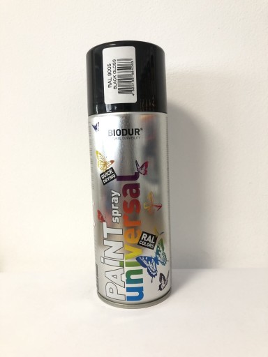 UNIVERZÁLNY SMALT SPREJ 400ml LESK ČIERNA