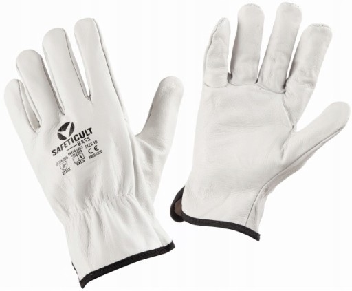 BASS Kožené pracovné rukavice ALL LEATHER zváranie rlcs kozia koža 10