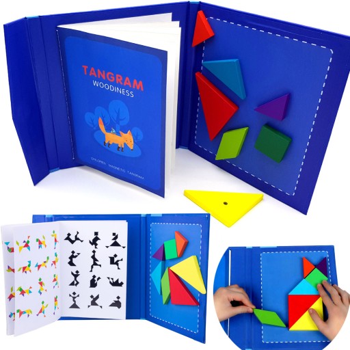 TANGRAM MAGNETIC WOODEN PUZZLE ECO Špeciálna logická hra