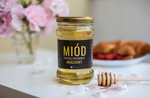 Akáciový med 400g 100% PRÍRODNÝ a PRAVÝ AKÁTIOVÝ med