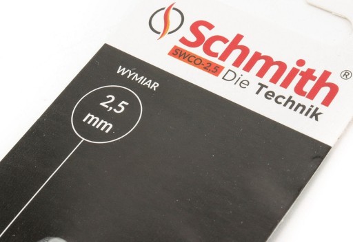SCHMITH KOBALTOVÝ VRTÁK KOVOVÝ VRTÁK 2,5mm 2ks SADA PRE LIATINU