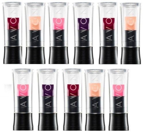 AVON Sample MATTE Lipstick Výber vzorky rúžu