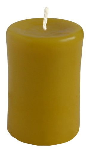JEDNODUCHÁ MALÁ sviečka z včelieho vosku S002