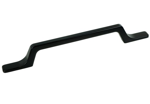Moderná nábytková úchytka, čierna, rozteč 160 mm