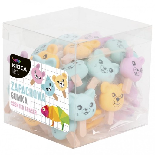 3x VONNÁ guma na rozmazanie BEAR CAT RABBIT KIDEA