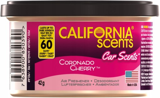 CALIFORNIA AUTA VÔŇA Coronado Cherry Fragrance Can 42g