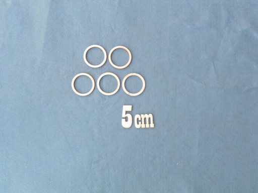 5 cm / 10 ks Kruhové kolesá Rim Dream Catcher Scrabki