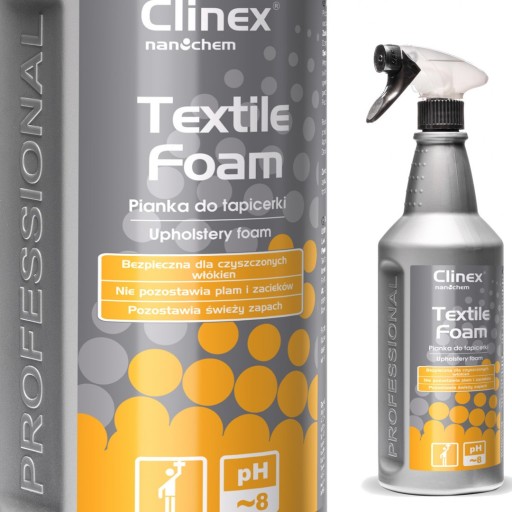 Clinex Textile Foam - Pena na čistenie čalúnenia 1l