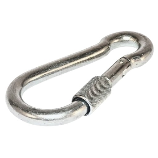 Pozinkovaná karabínka s 12mm zabezpečením