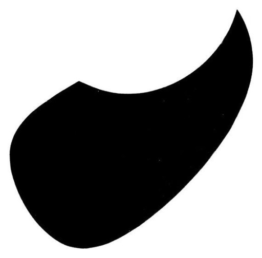 PICK GUARD Ochranná nálepka na gitaru