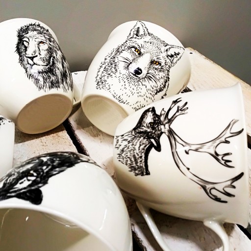 40003 AMBITION PORCELÁNOVÝ HRNČEK JELEŇ 550
