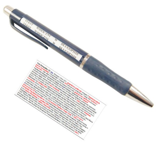 BALLPOINT nerobí poznámky skúška test štúdie skúška, modrá