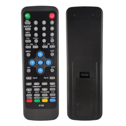 Diaľkové ovládanie pre DVB-T tunery Cabletech URZ0195 LXP0195
