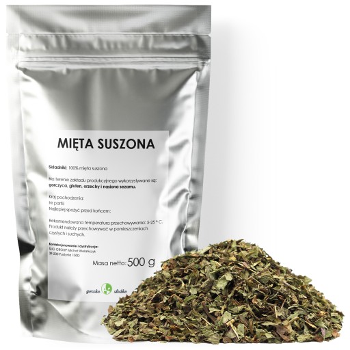 MÁTOVÝ ČAJ mätové sušené lístky mäty 500g