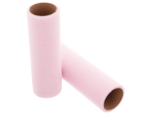Ozdobný tyl na rolke, ozdobná tutu na ozdobu, 15cm 9m, púdrová ružová