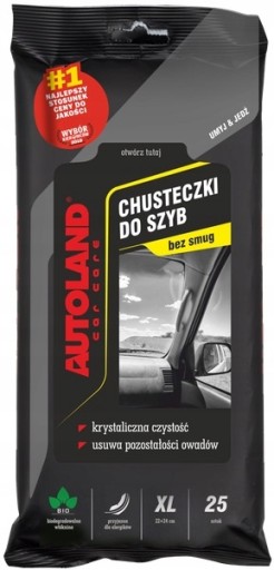 Utierky na okná XL 25 ks AUTOLAND PREMIUM BLACK