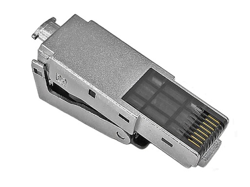 RJ45/8P8C STP zástrčka cat.6A krútená dvojlinka AWG22-27 bez náradia INFROT