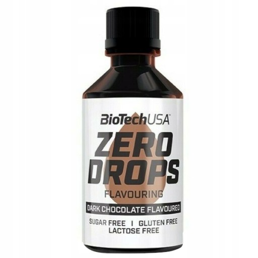 BIOTECH ZERO DROPS Kvapky s príchuťou BEZ LAKTÓZY A LEPKU 50 ml
