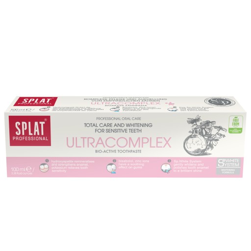 Bieliaca zubná pasta pre citlivé zuby Ultracomplex Splat 100 ml